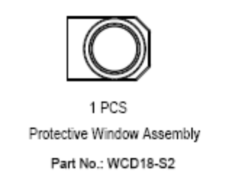Strata WCD18-S2 Laser Welding Protective Window Set
