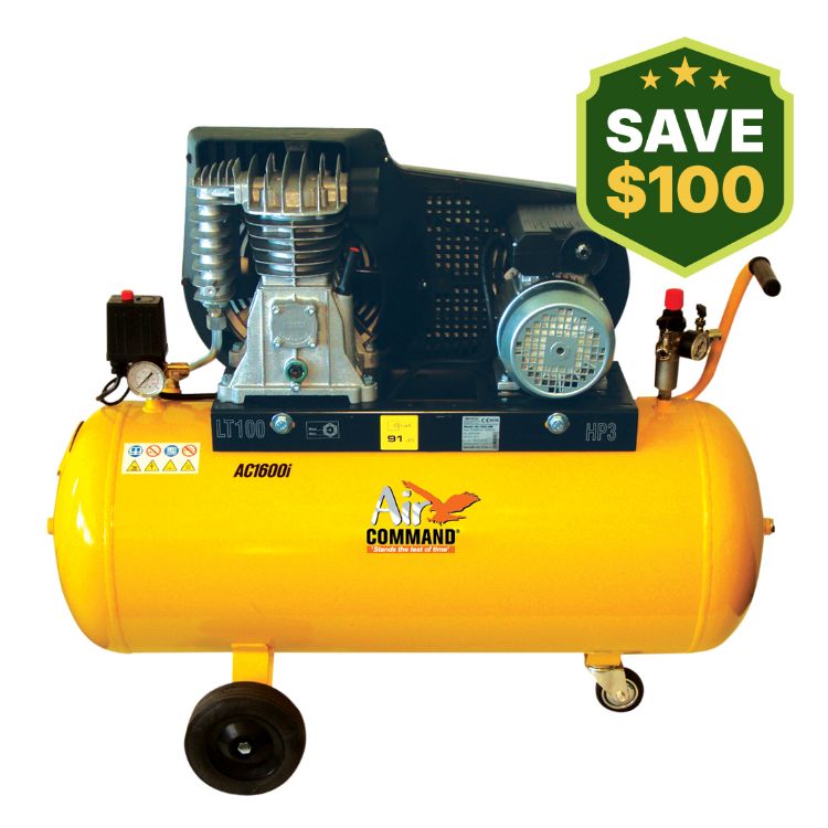 Air Command AC1600I 100L 3hp Compressor